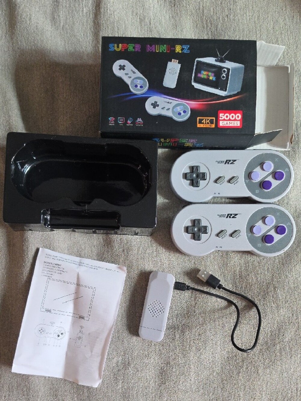 Super Mini-RZ Retro Console Bundle - 5000 Games - Picture 8 of 8